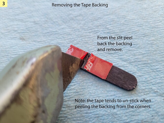 How To Remove Backing On Double Sided Tape