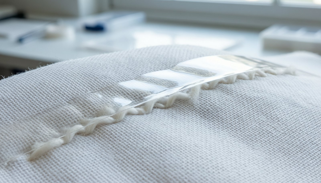 Can adhesive tape stick to fabric