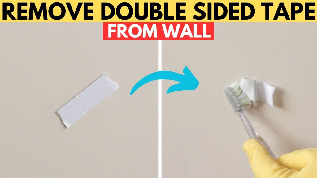 How to Remove Double Sided Tape From Wall
